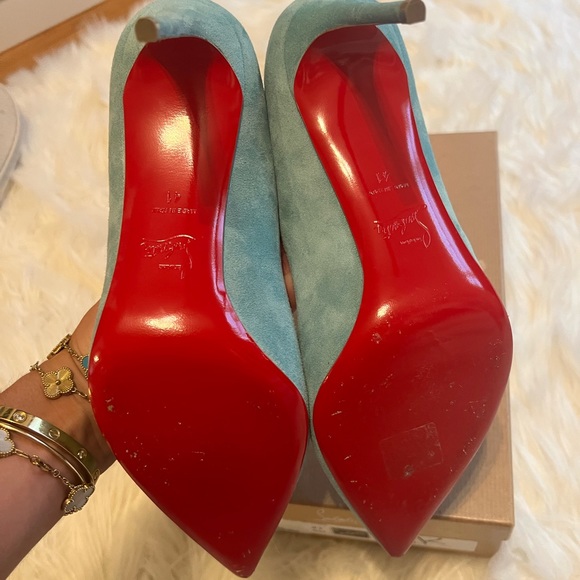Christian Louboutin PIGALLE FOLLIES 85 VEAU VELOURS - Picture 3 of 6